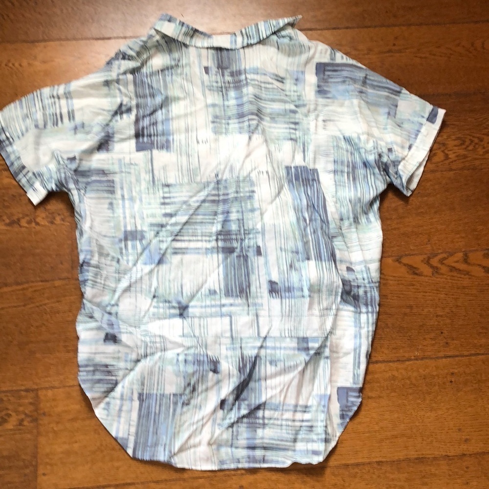 Nic + Zoe Button Front Abstract Patterned Blouse - image 6